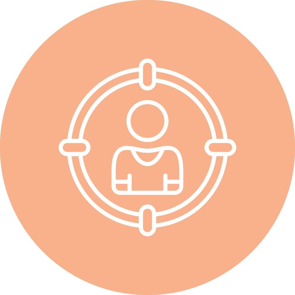 Target Modular UI Graphic vector