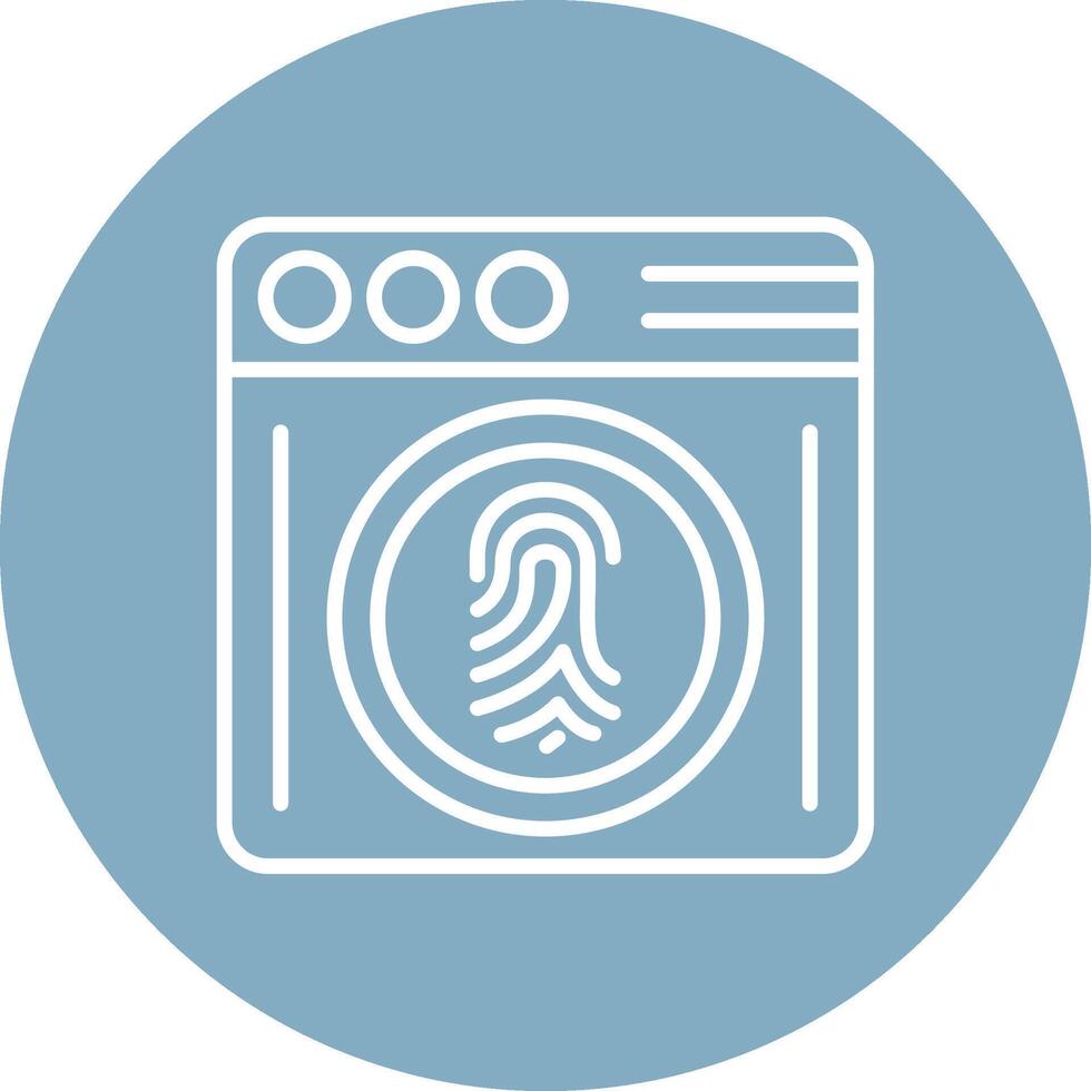 Biometrics Abstract Web Element vector