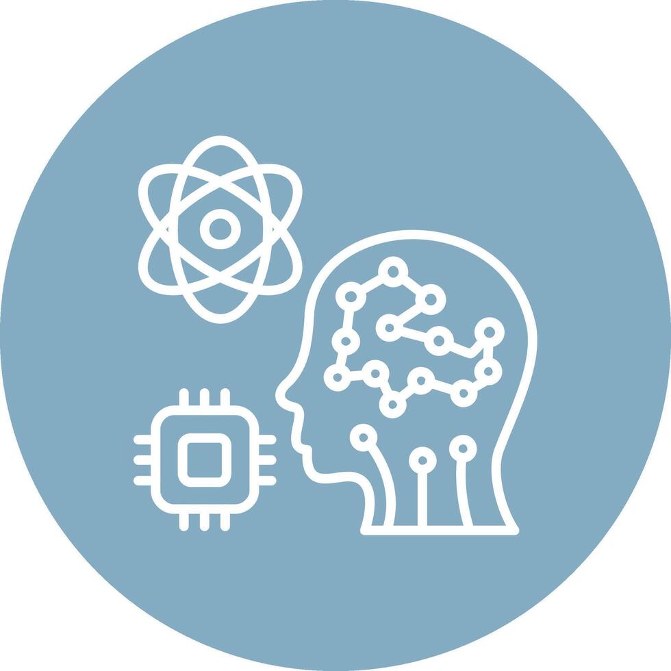 Artificial Intelligence Tech Style Illustration vector