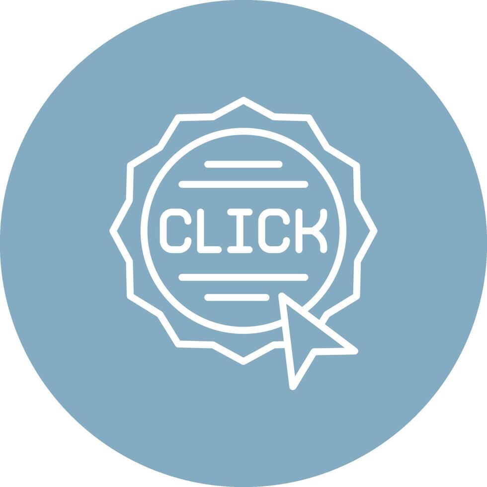 Click Neon Graphic Style vector