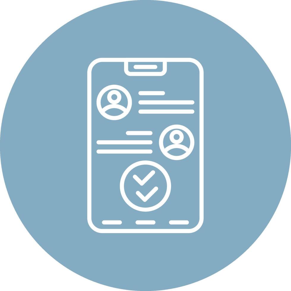 Double Check Sleek Graphic Mark vector