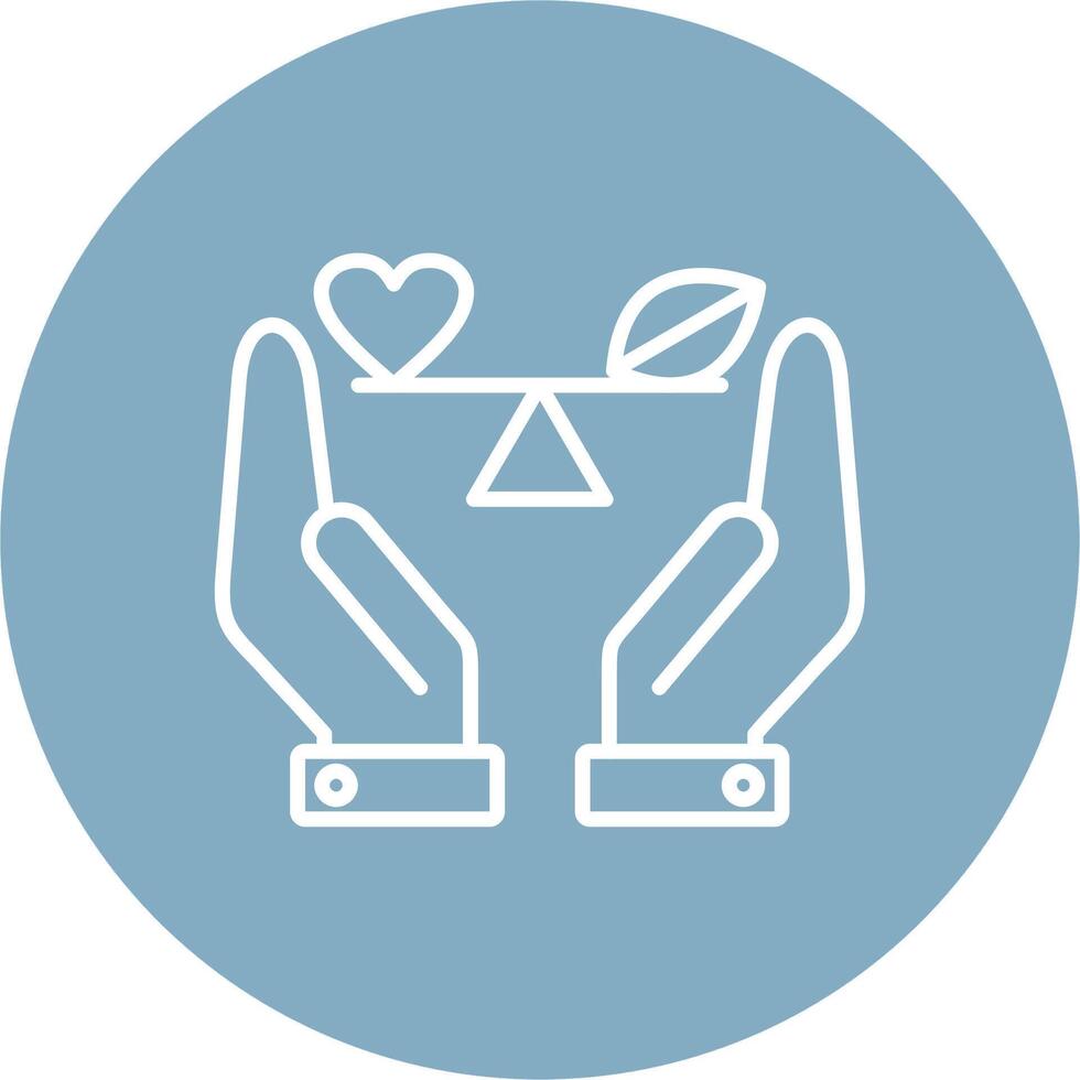 Ethically Sourced Thin Line Design vector
