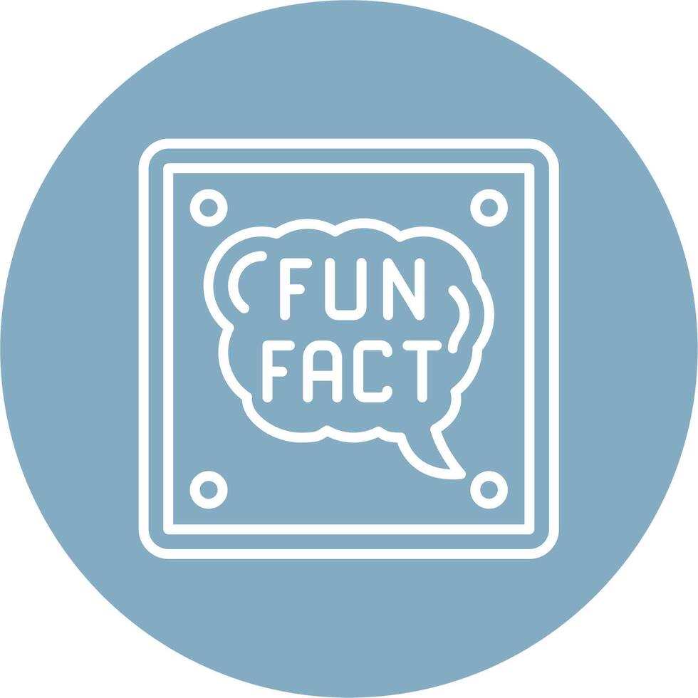 Fun Fact Gradient Tint Artwork vector
