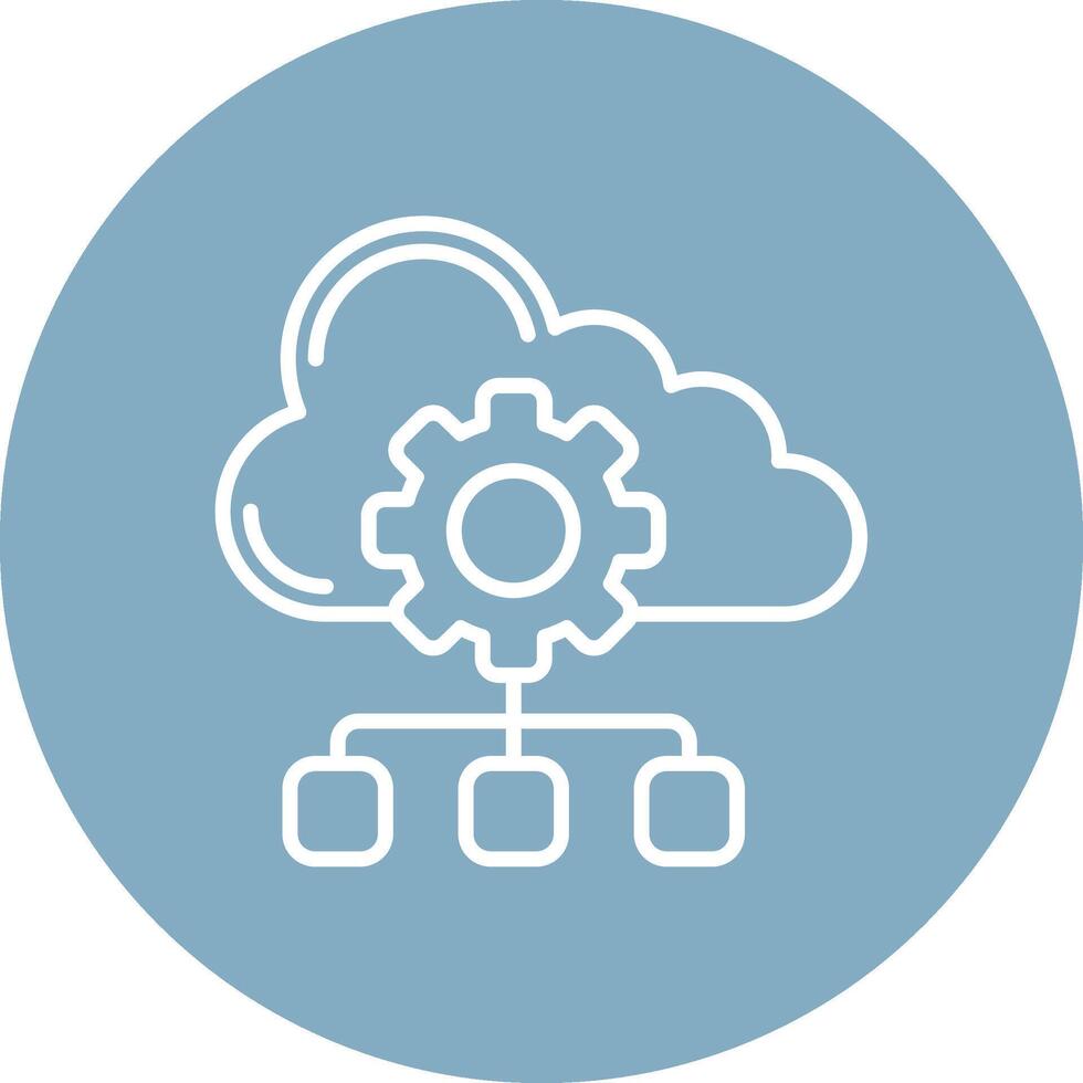 Hosting Frame Icon vector