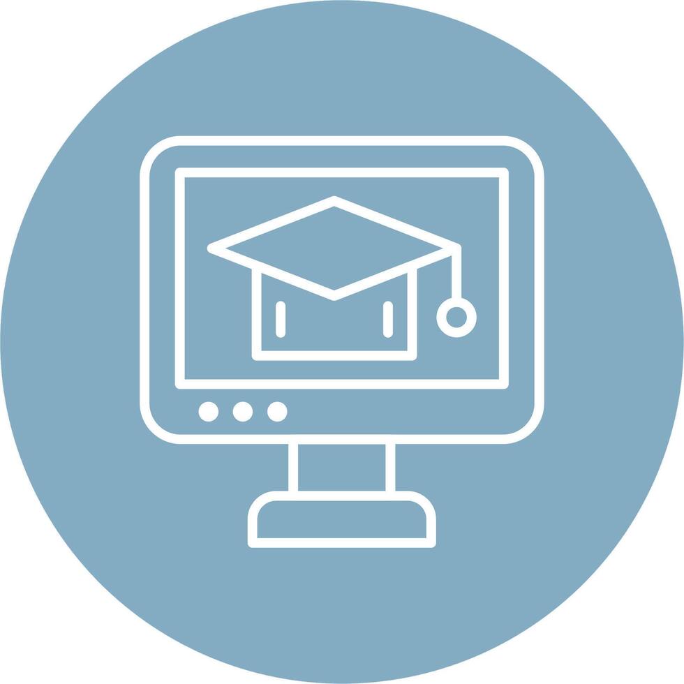 Online Course Business Style Symbol vector