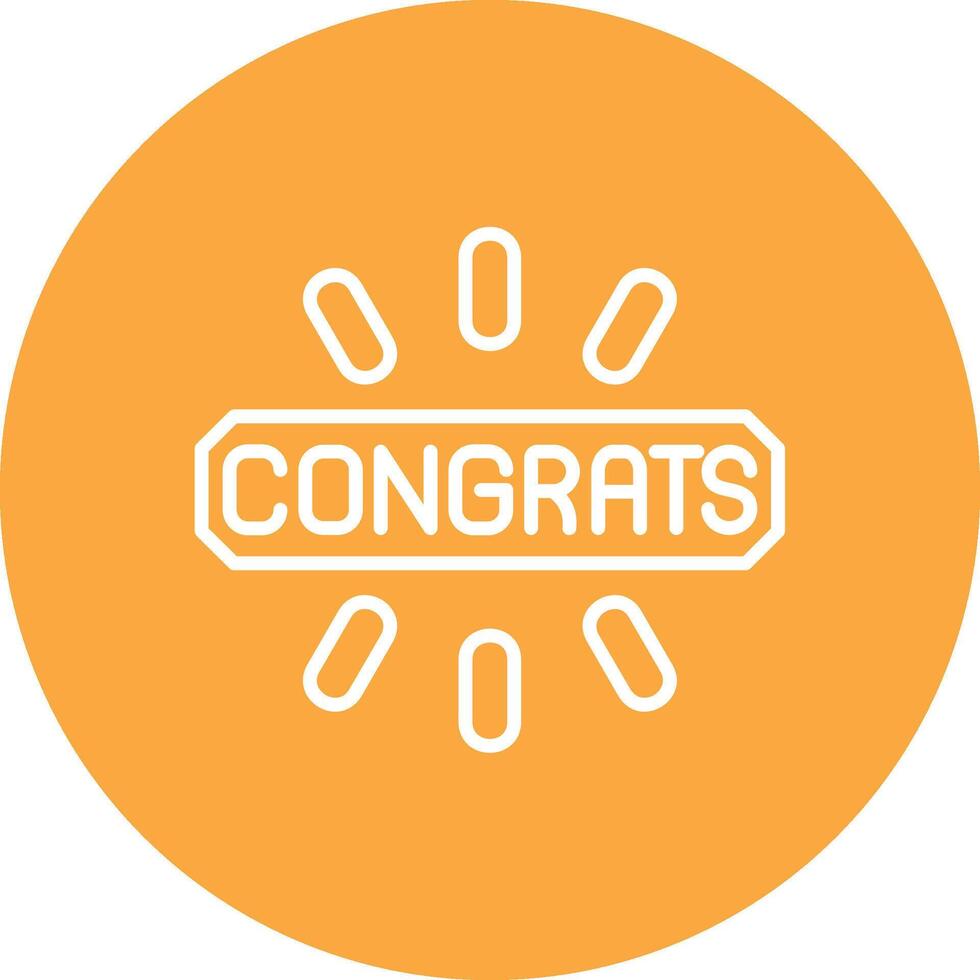 Congrats Interface Sketch Art vector