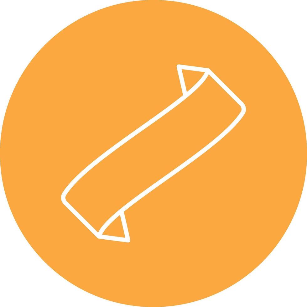 Folded Ribbon UI Toolkit Element vector