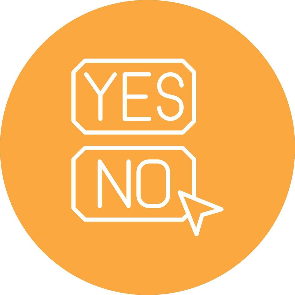 No Minimalist Graphic vector