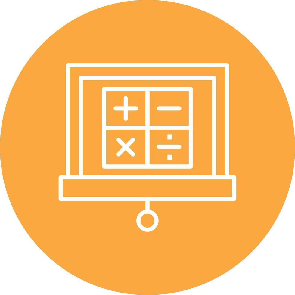 Maths Modular UI Graphic vector