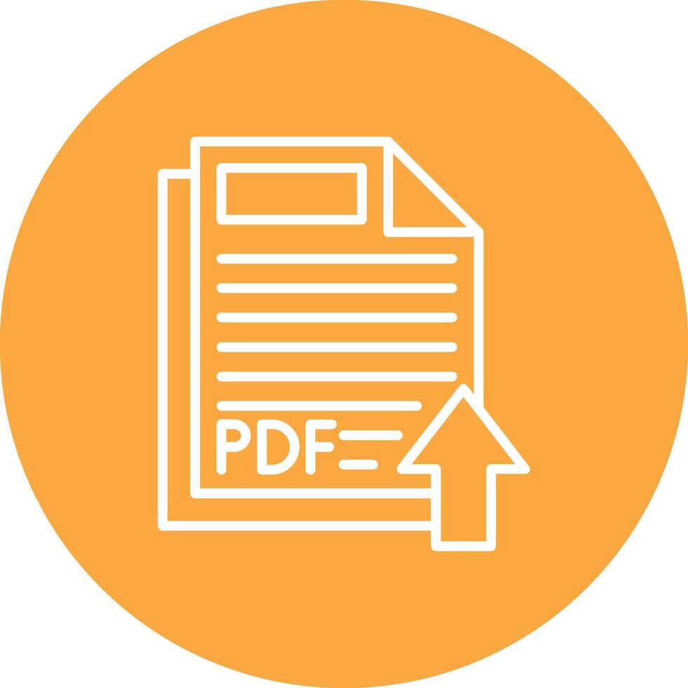 Upload Minimal Outline Artwork vector