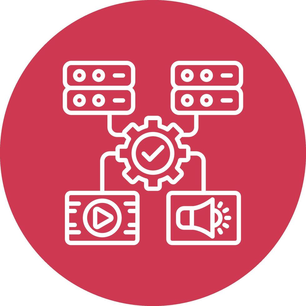 Digital Asset Management Artistic UI Symbol vector