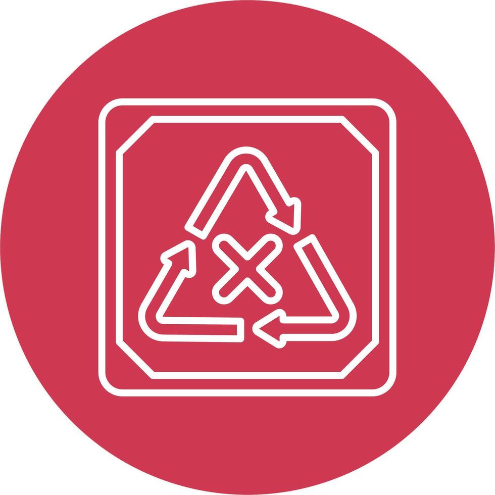 Do Not Recycle UX Inspired Design vector