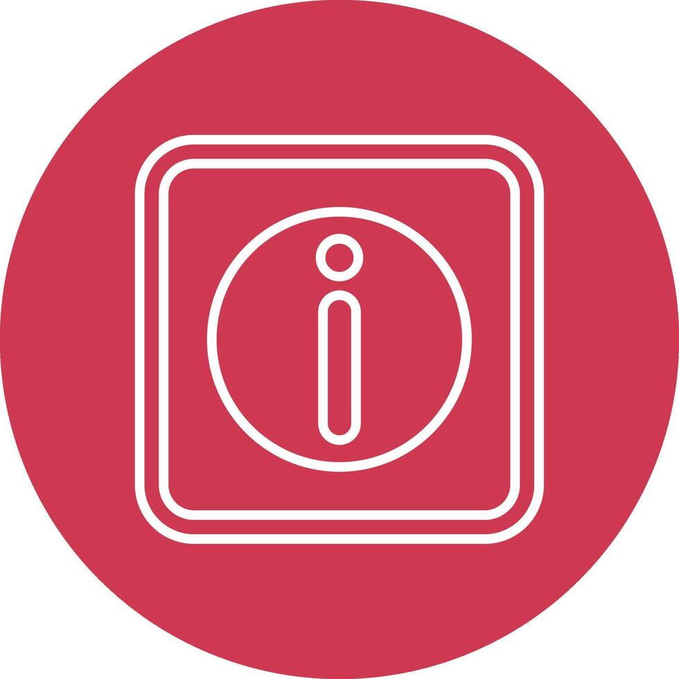 Information Playful Line Icon vector