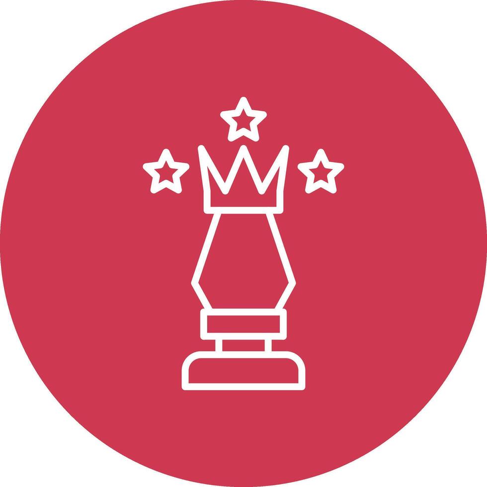 King Outline Graphic Design vector