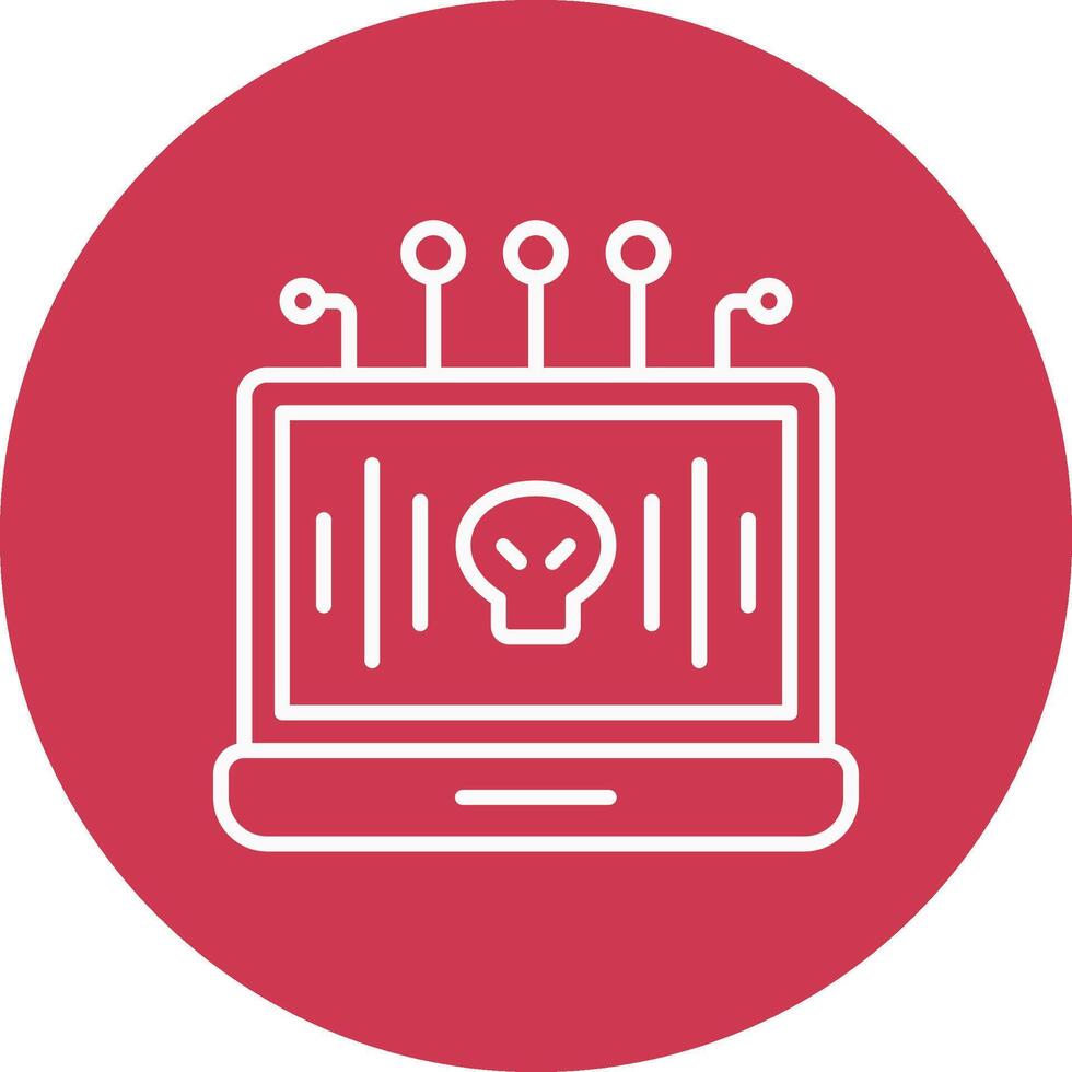 Hacker Clean Grid Icon vector