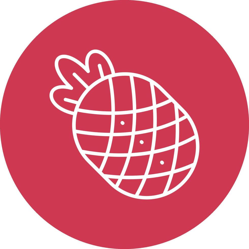 Pineapple Sharp Edge Symbol vector