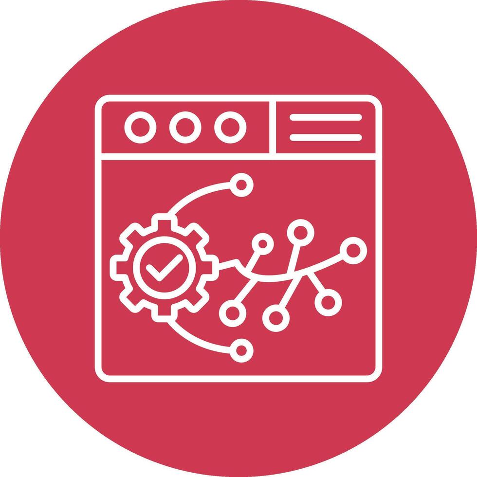 Version Control Functional Icon Art vector