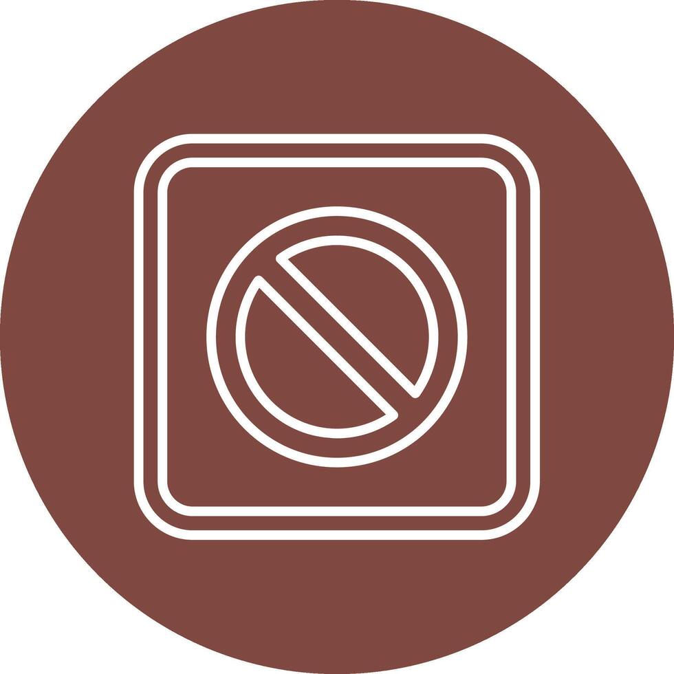 Blocked Rounded Line Illustration vector