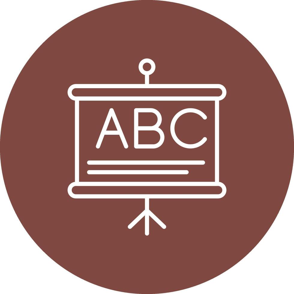 Projection Screen Mobile Ready Icon vector