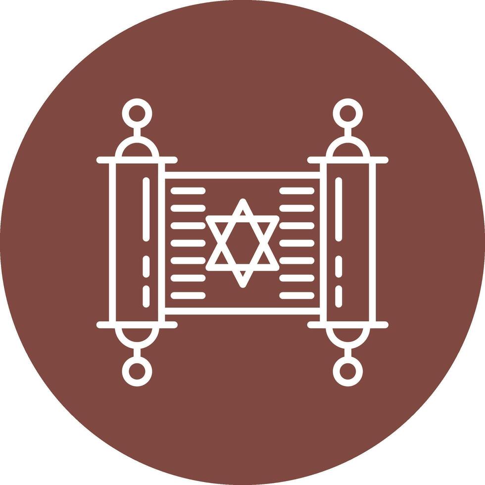 Torah Lined UI Illustration vector