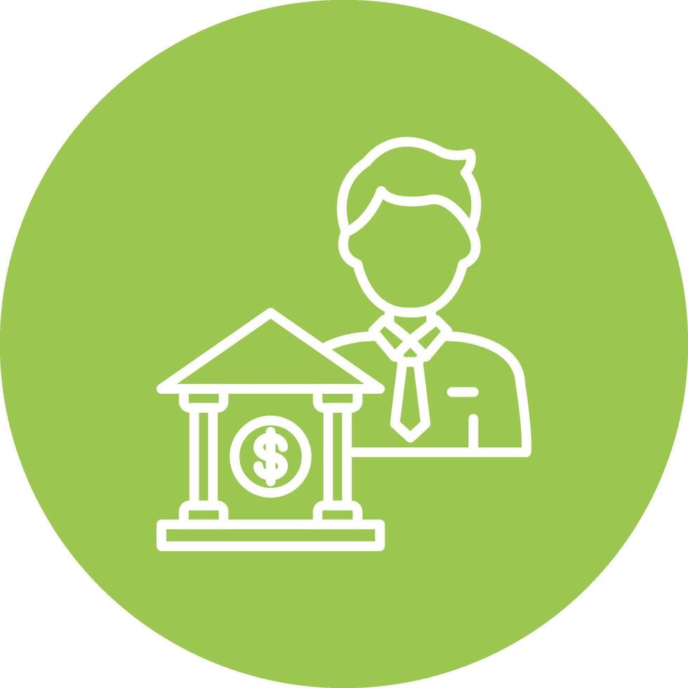 Banker User-Friendly Visual vector