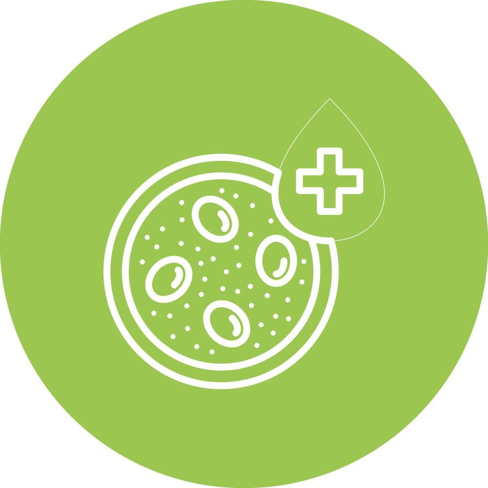 Blood Cells Modern App Icon vector