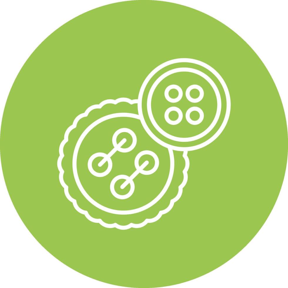 Button Tech Style Illustration vector