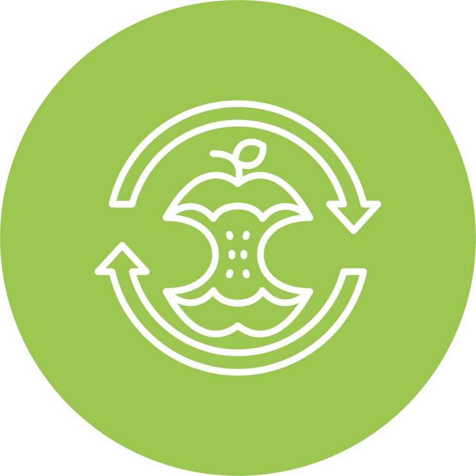 Compostable Detailed Line Sketch vector