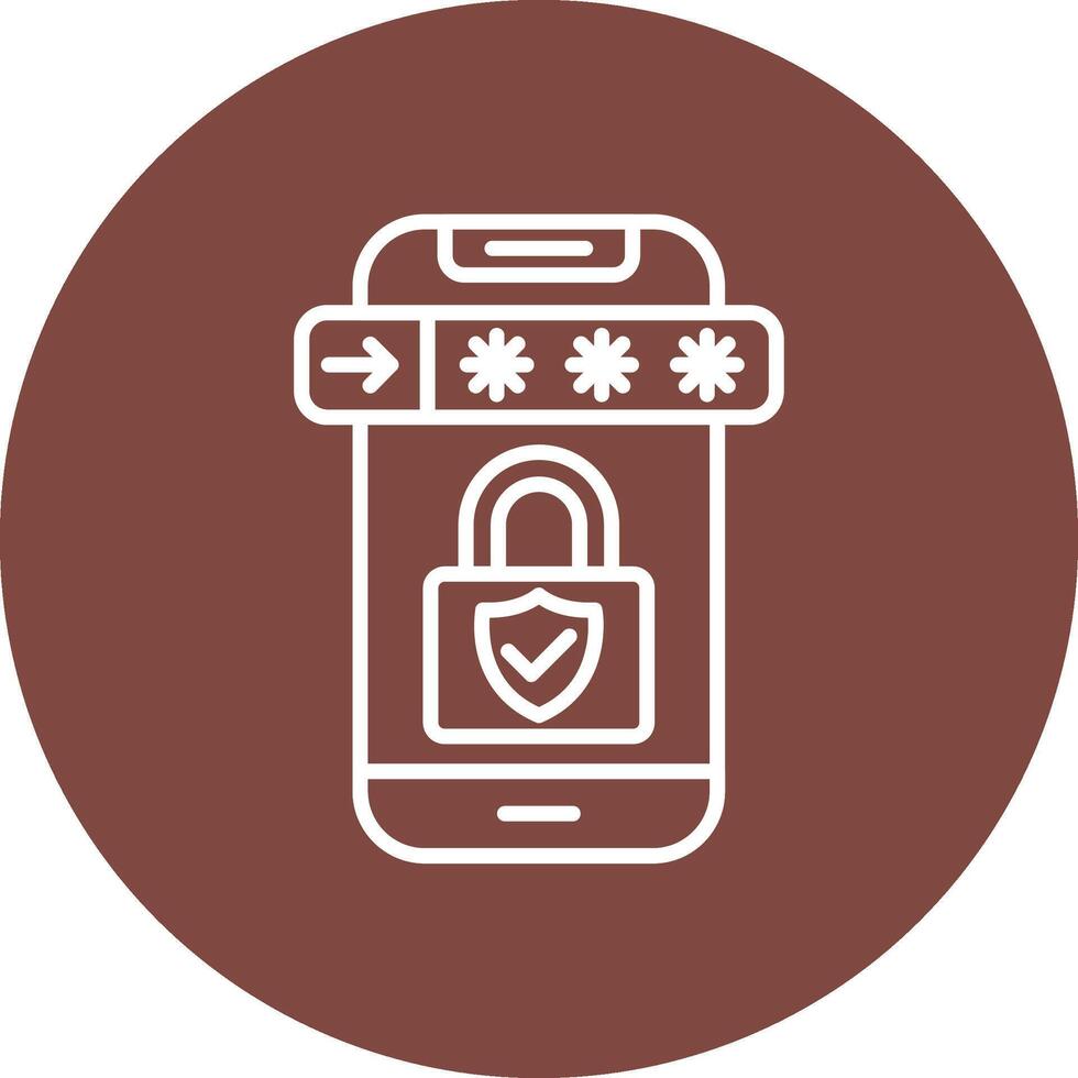 Privacy 3D Styled Symbol vector