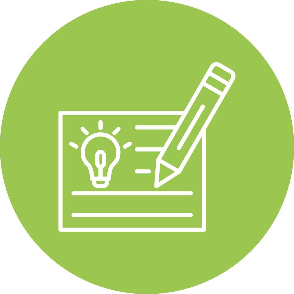 Creative Writing Minimal Concept Visual vector