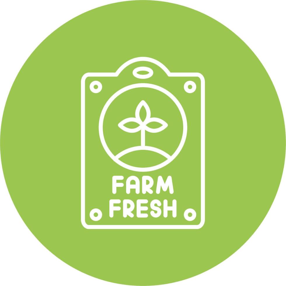 Farm Fresh Soft Color Illustration vector