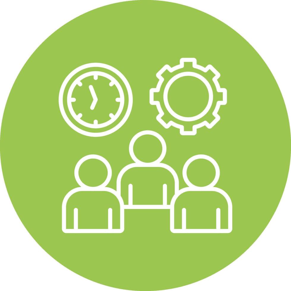 Work Time Color Enhanced Graphic vector
