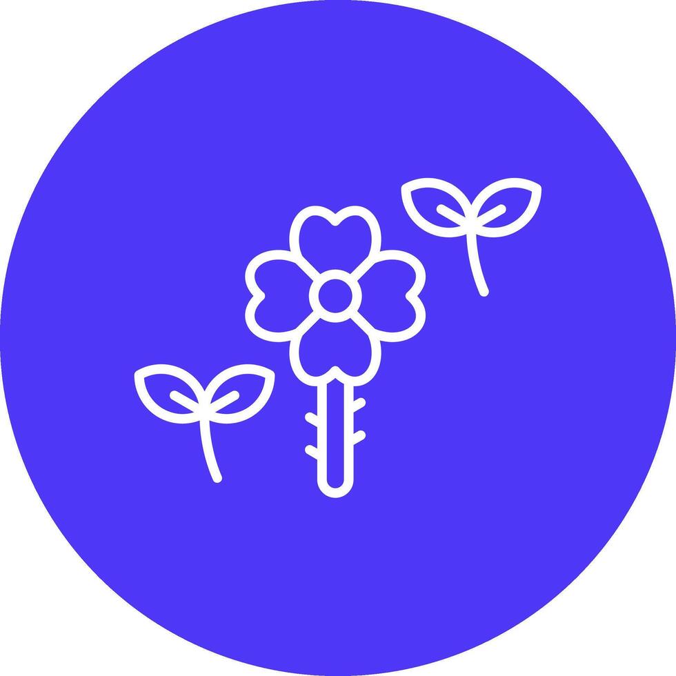 Clover Outline Graphic Design vector