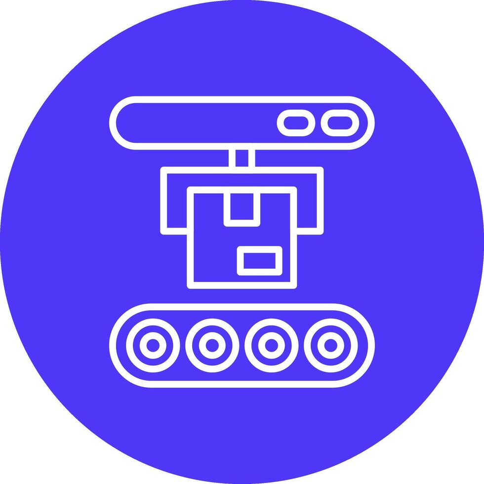 Conveyor Belt Modular UI Graphic vector