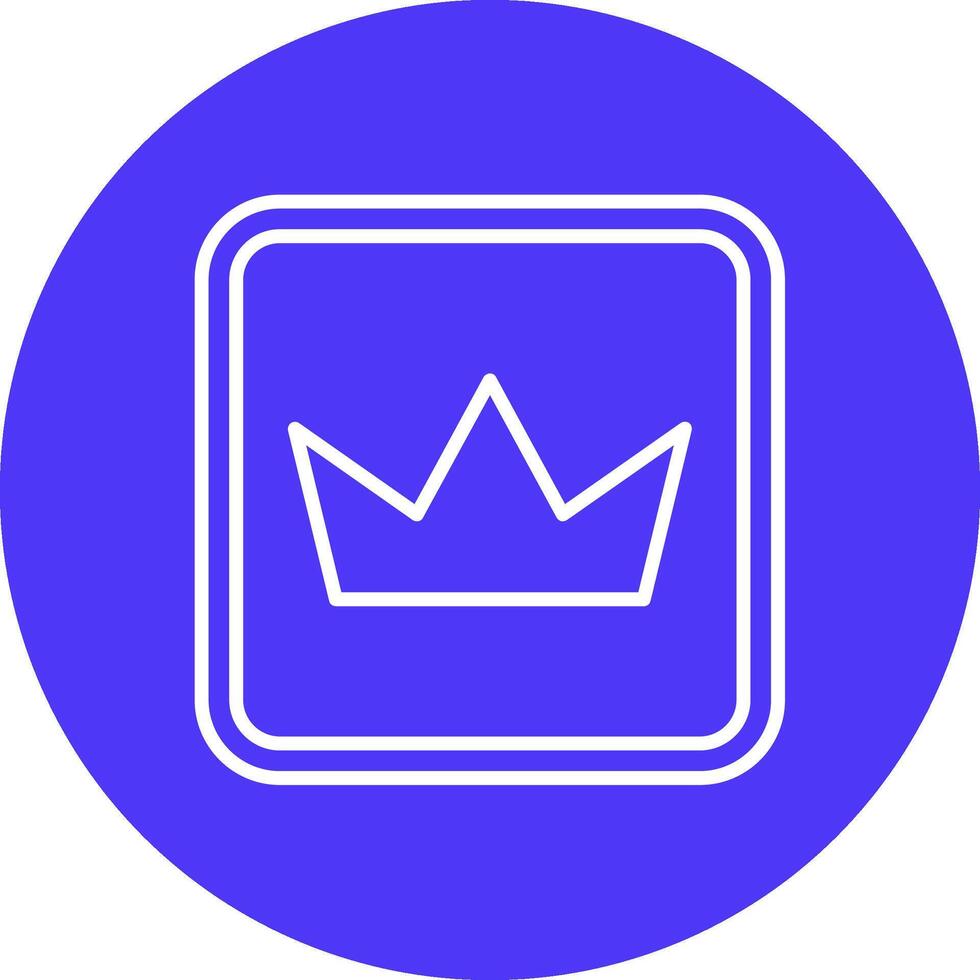 Crown Dark Theme Element vector