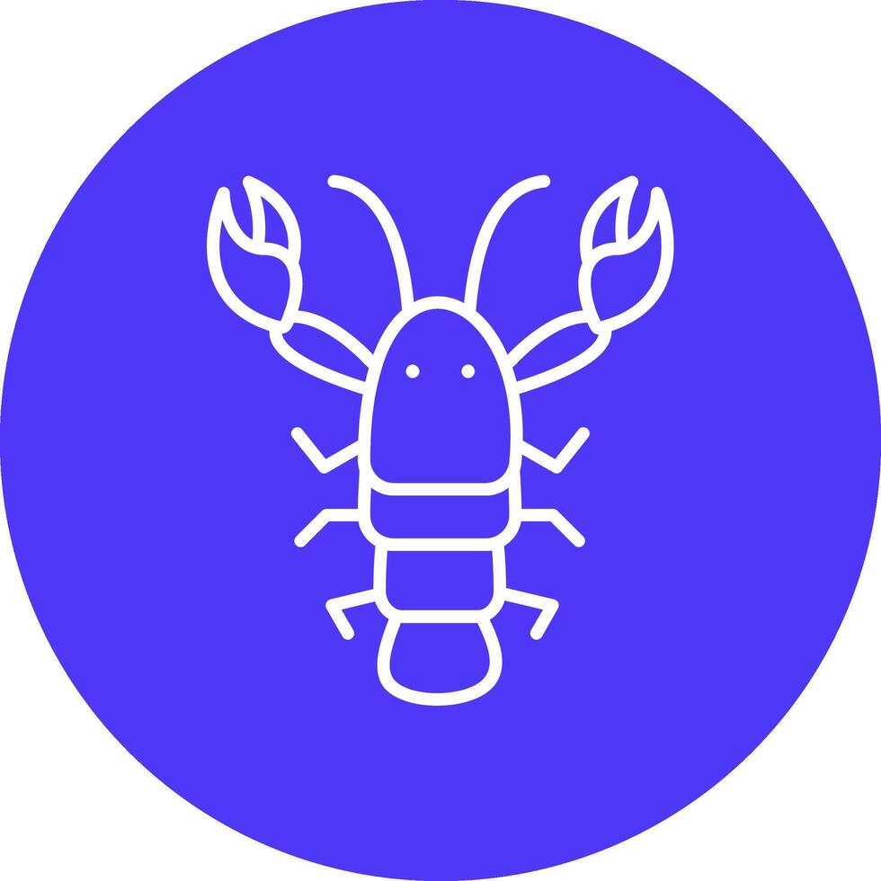 Lobster Interactive Icon Badge vector