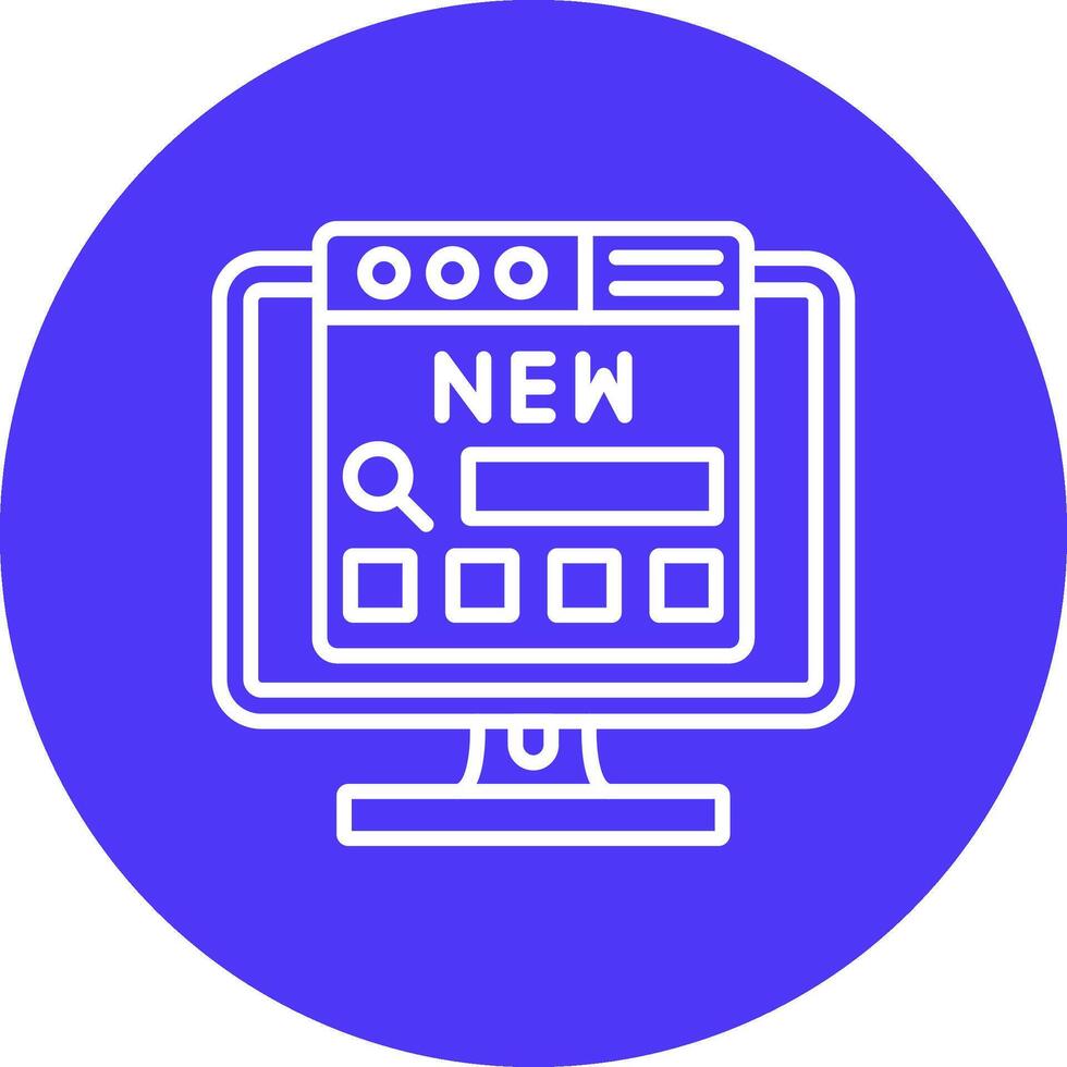 New Features Gradient Style Icon vector