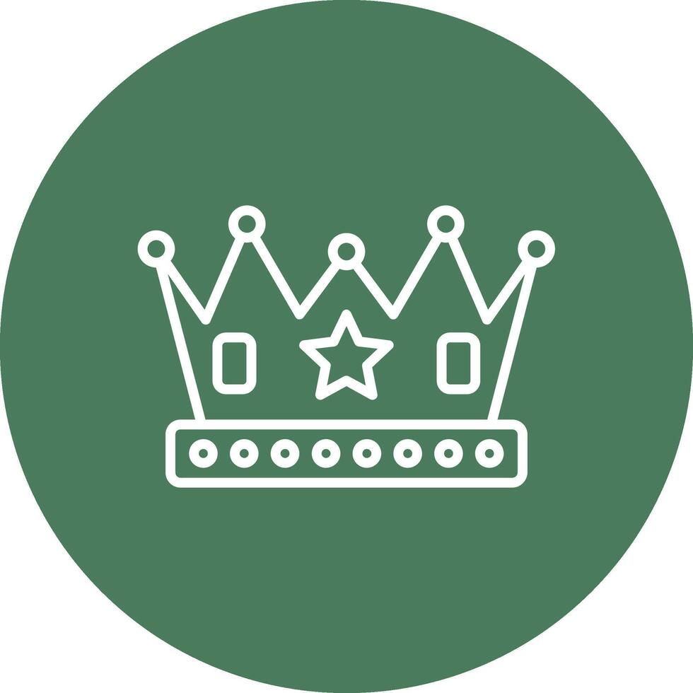 Crown Color Block Design vector