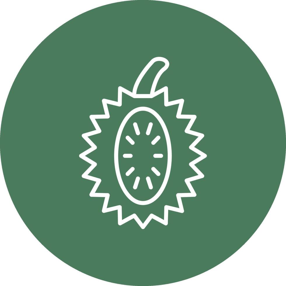 Durian Pastel Theme Icon vector