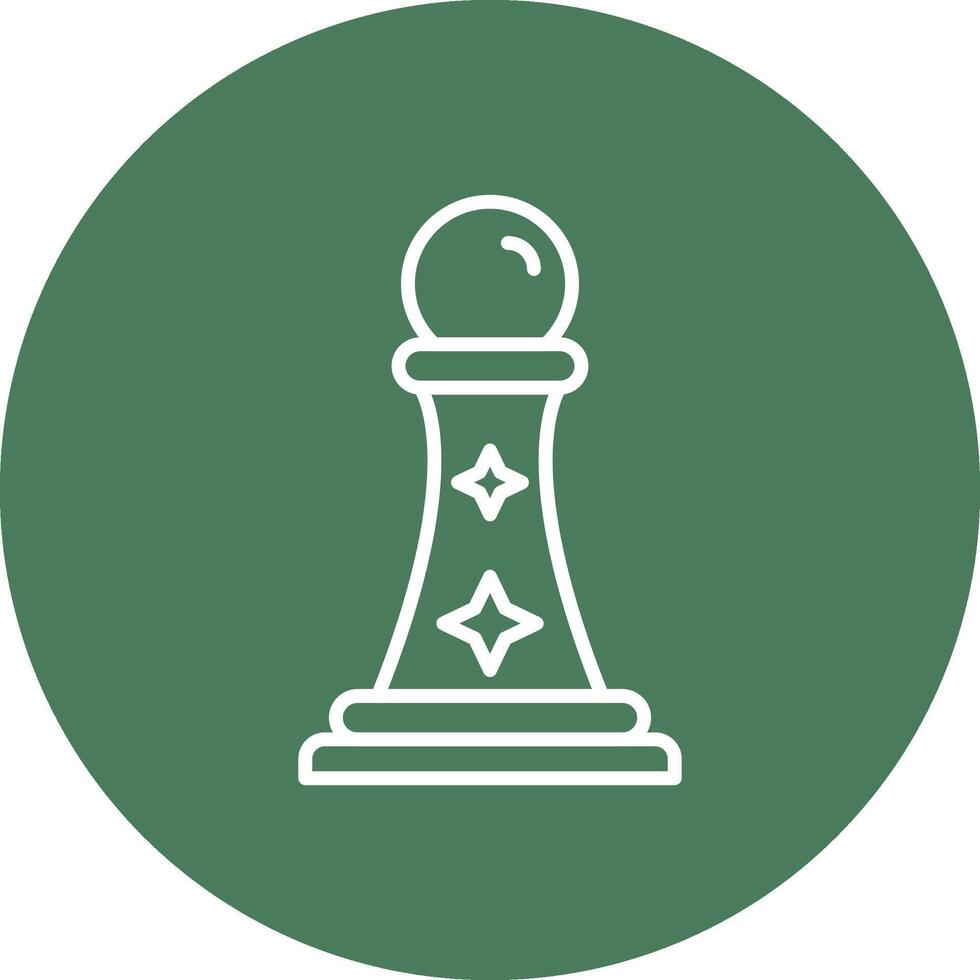 Pawn Bold App Illustration vector