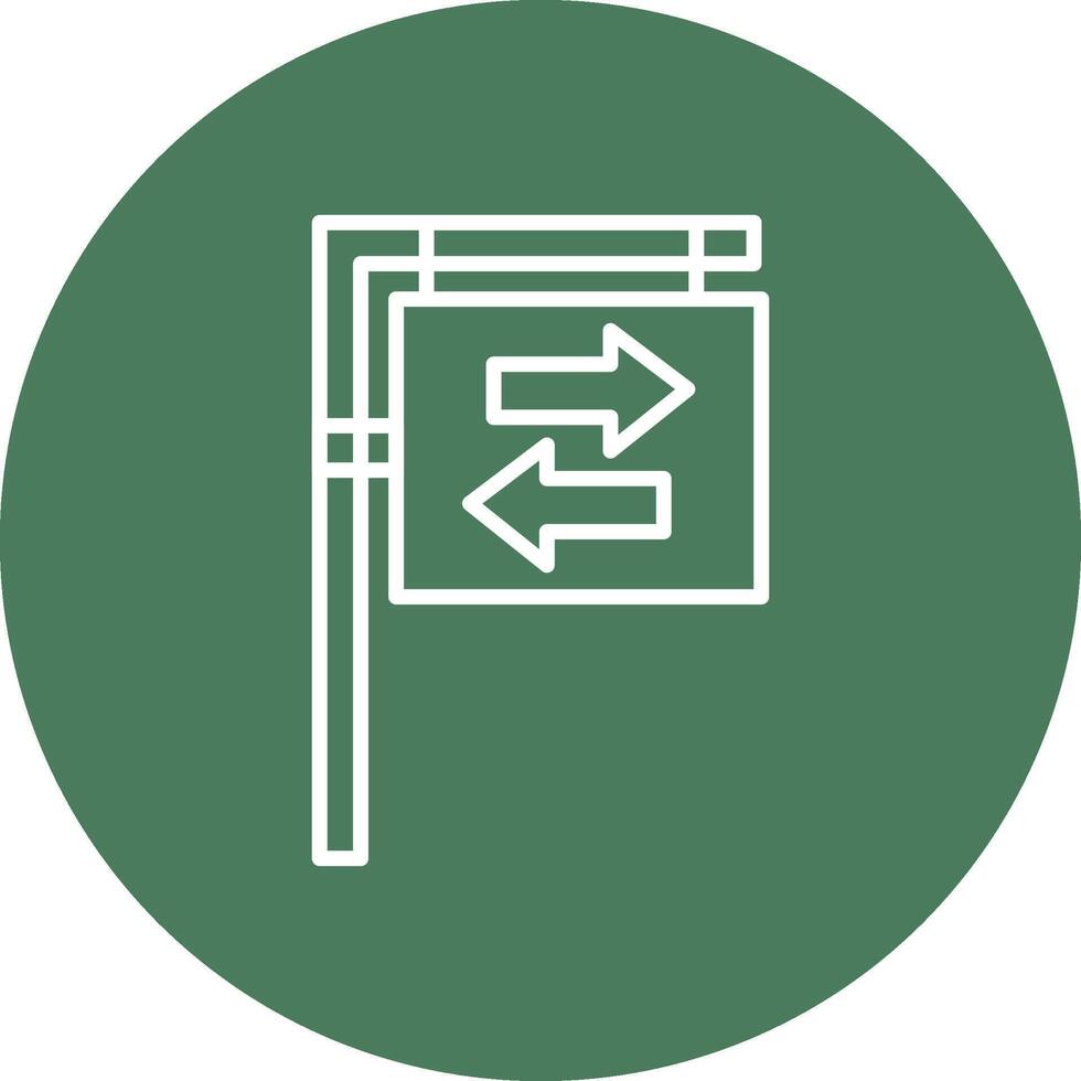 Road Sign Dynamic Web Illustration vector