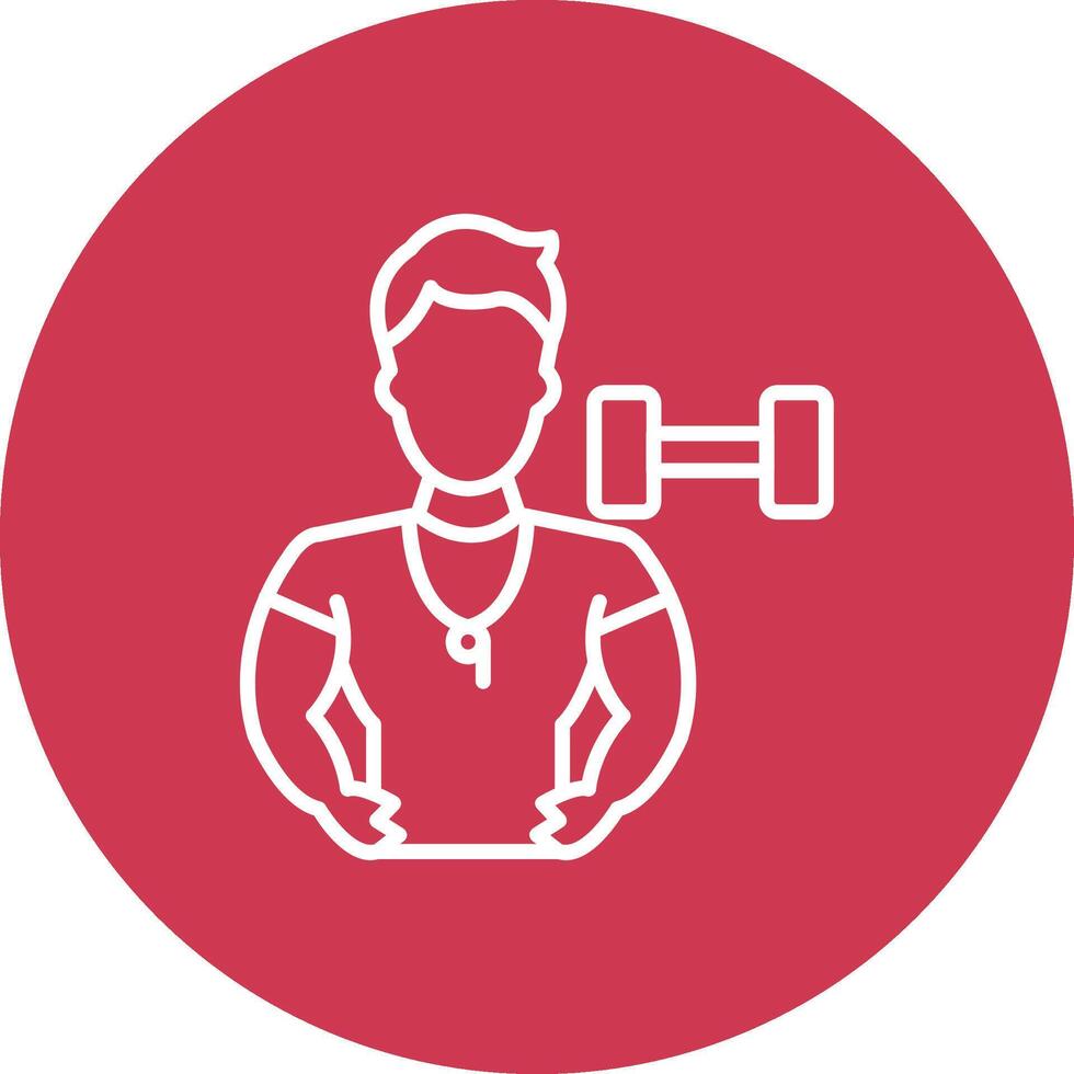 Trainer Simple Line Sketch vector
