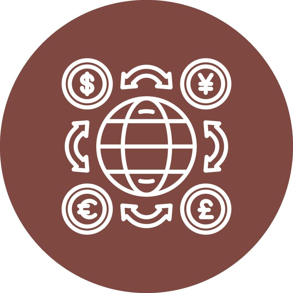 World Sleek Graphic Mark vector