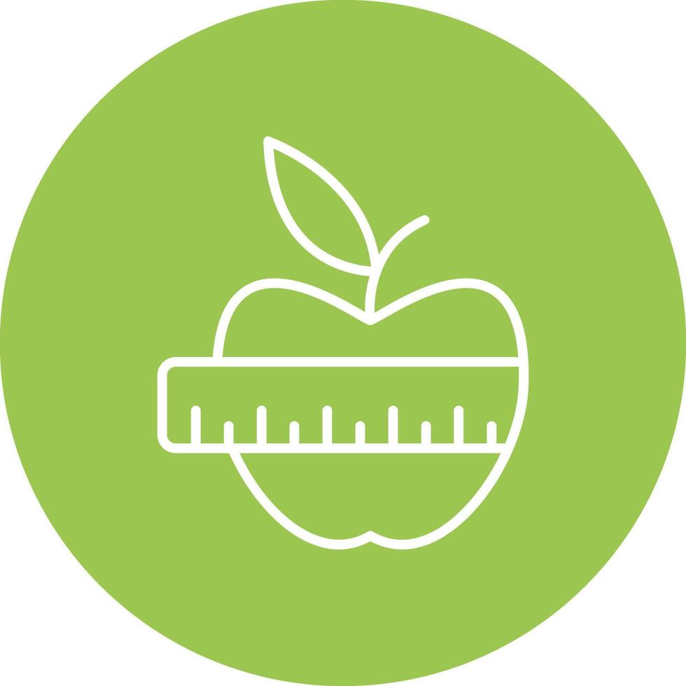 Apple Lined UI Illustration vector