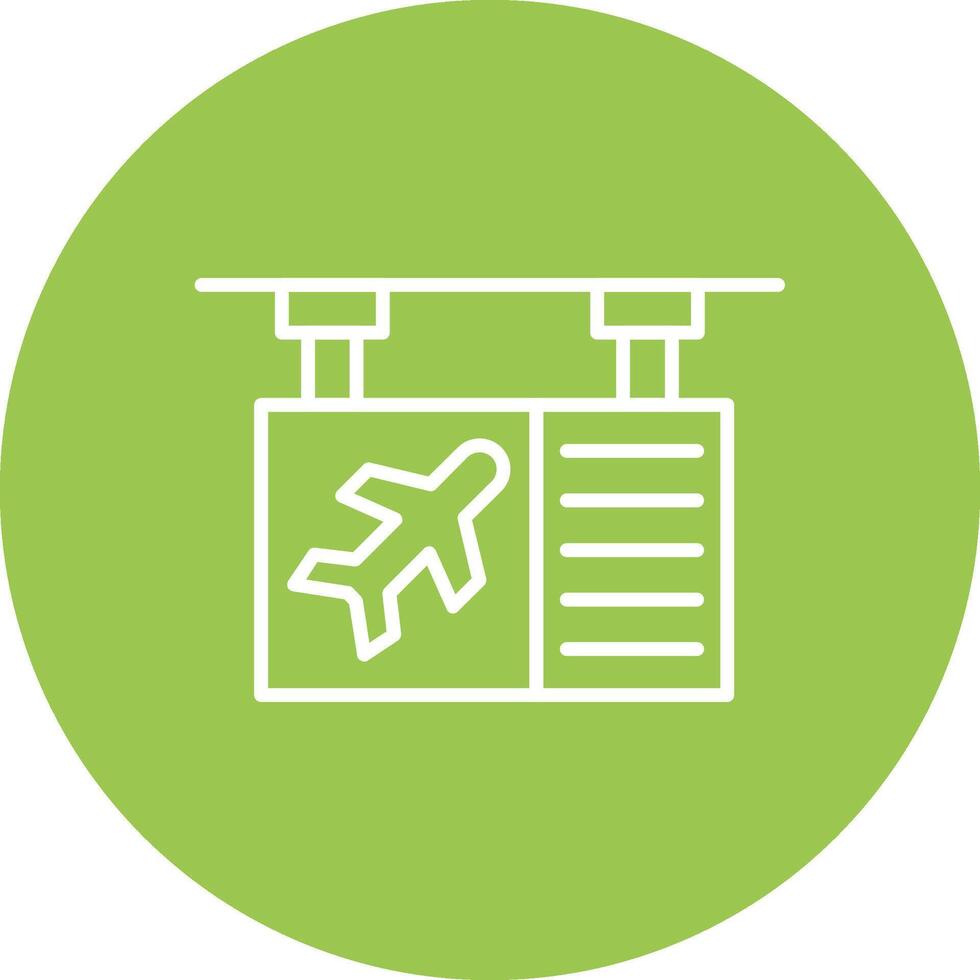 Boarding Gate Art Piece vector