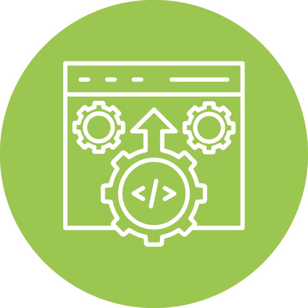Configuration Flat Styled Symbol vector