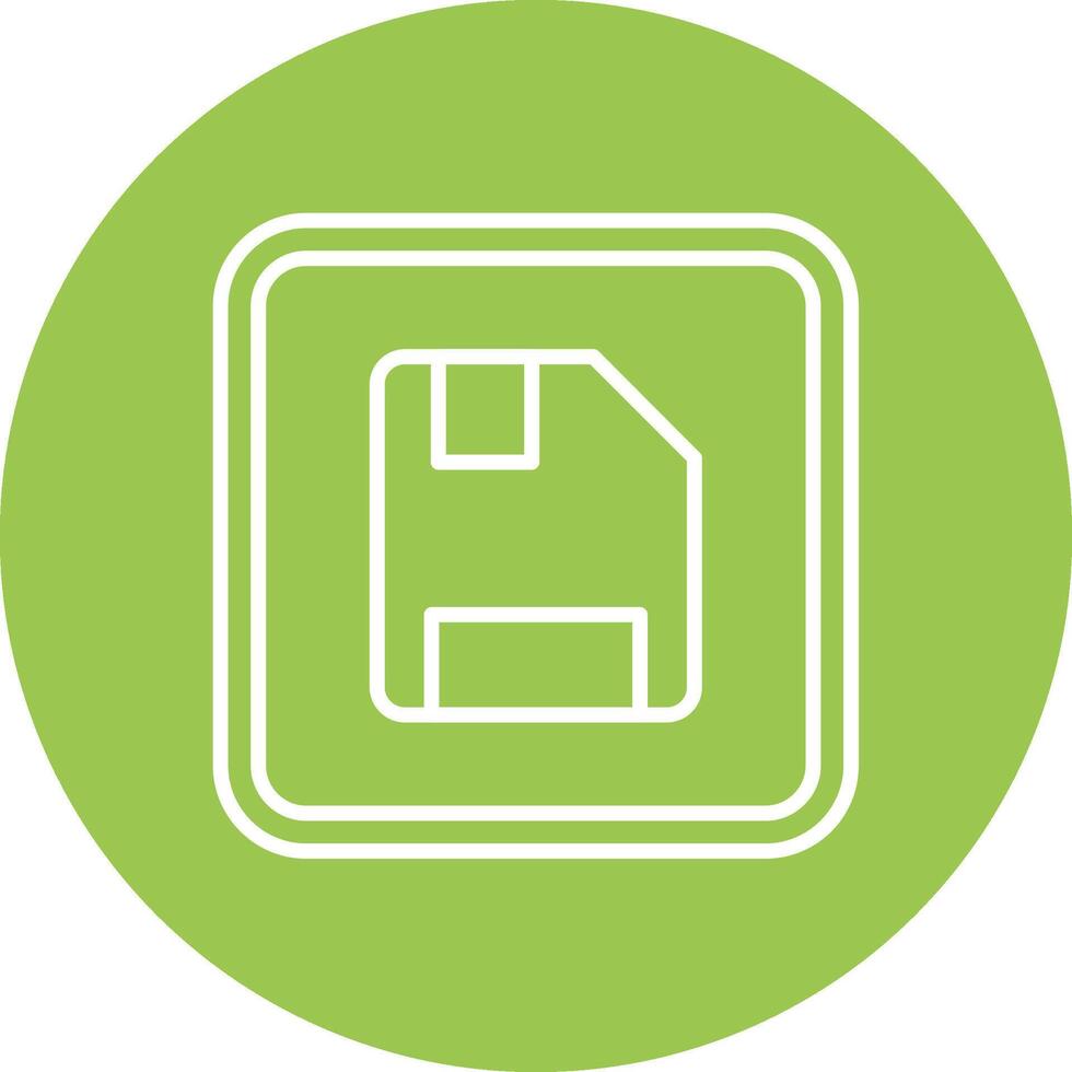Save Modern Tech Icon vector