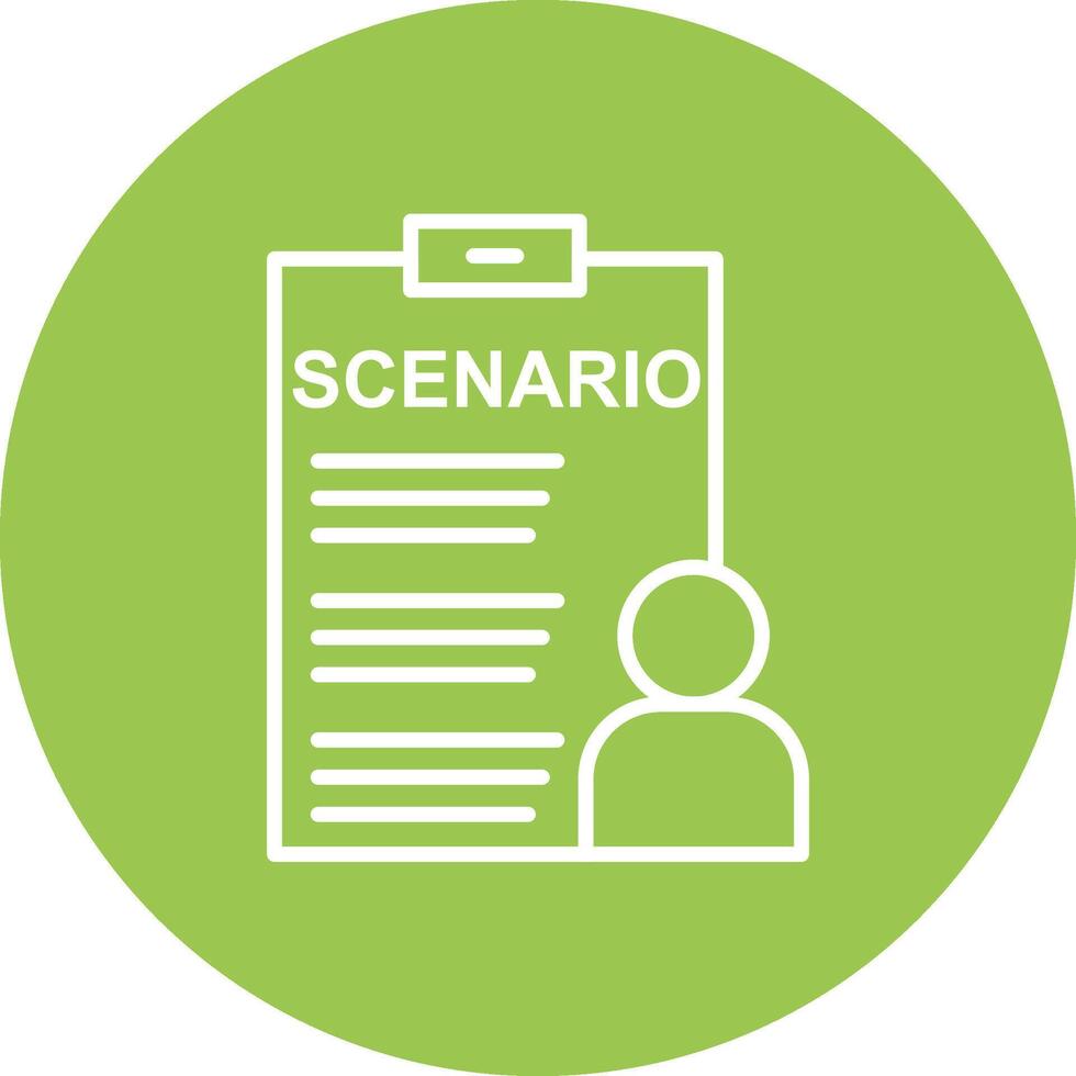 Scenario Neon Graphic Style vector