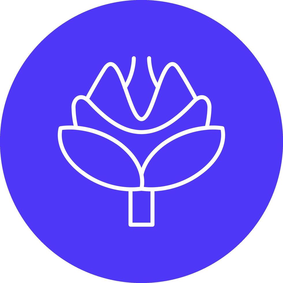 Crocus Gradient Tint Artwork vector