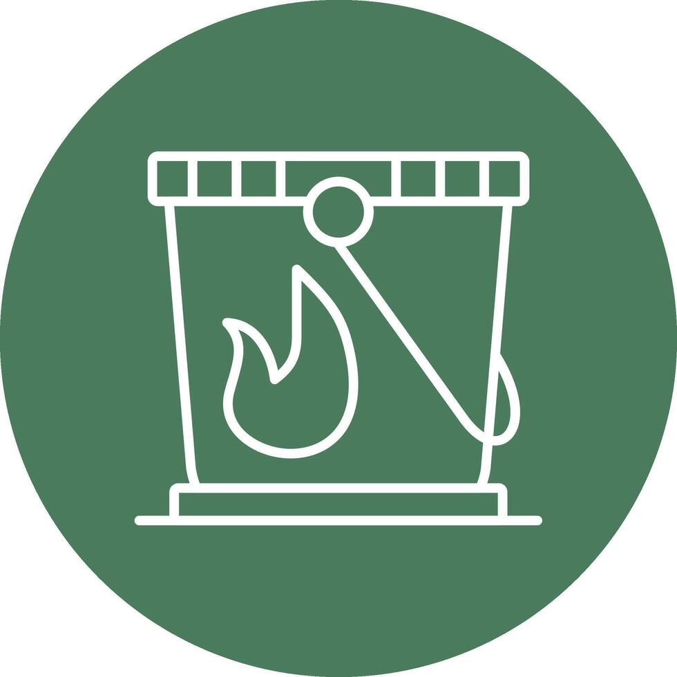 Water Bucket Creative Interface Art vector